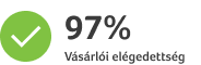 97% vásárlói elégedettség