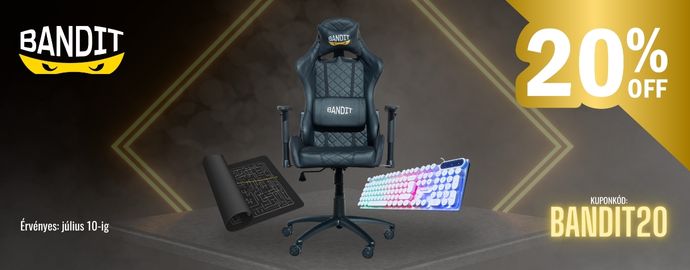 Minden Bandit 20% kedvezménnyel a BANDIT20 kuponkóddal!