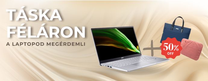 Irodai laptop + Stride táska féláron!