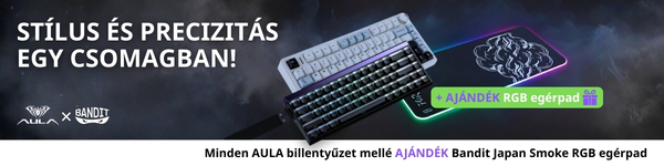 Minden AULA billentyűzethez ajándék egérpad!