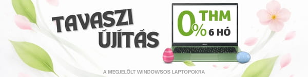 Tavaszi újítás! 0% THM 6 hónapra