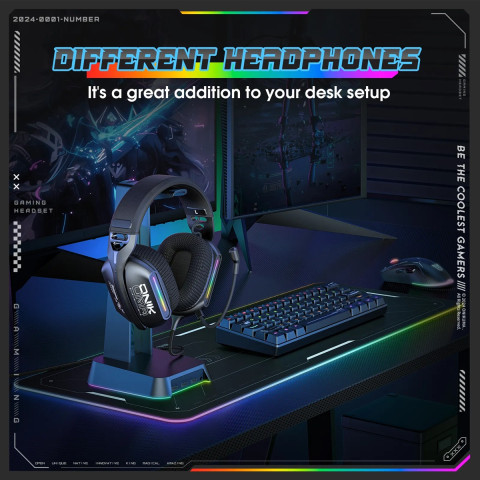 Onikuma X12 Vezetékes Gaming Fejhallgató RGB világítással