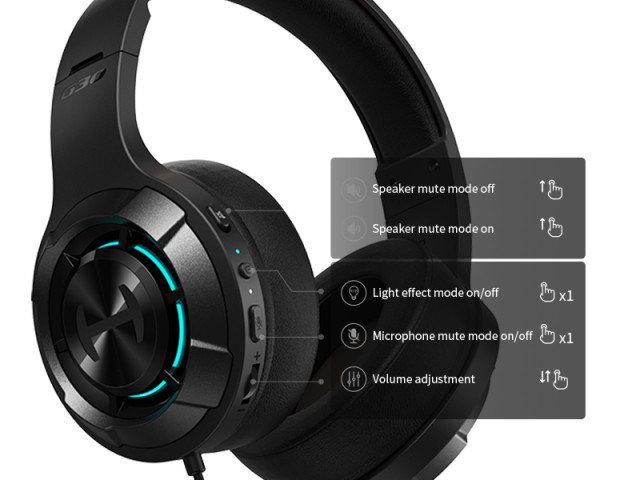 Edifier HECATE G30II 7.1 Gamer Headset - szürke