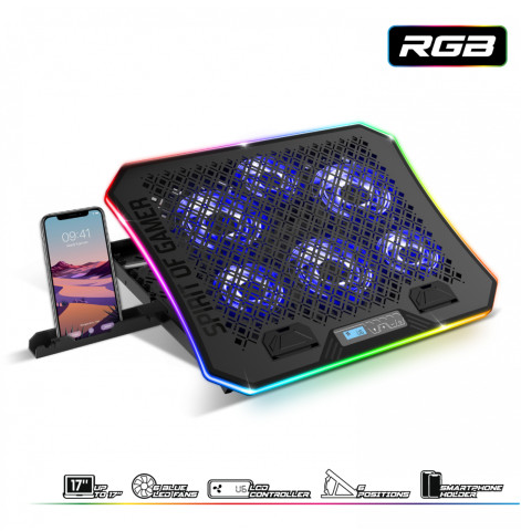 Spirit of Gamer AIRBLADE 1200 RGB Gamer Notebook Hűtőpad 17"