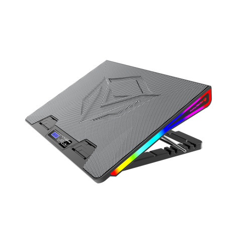 Meetion laptop hűtő (1 nagy ventillátor) CP5050
