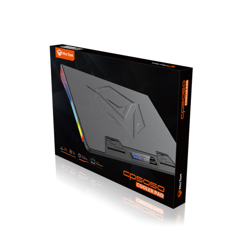 Meetion laptop hűtő (1 nagy ventillátor) CP5050