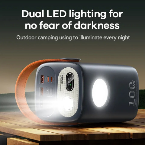 Remax Gutitan Series RPP-100 Kültéri Powerbank 60000mAh - 100W - Kék