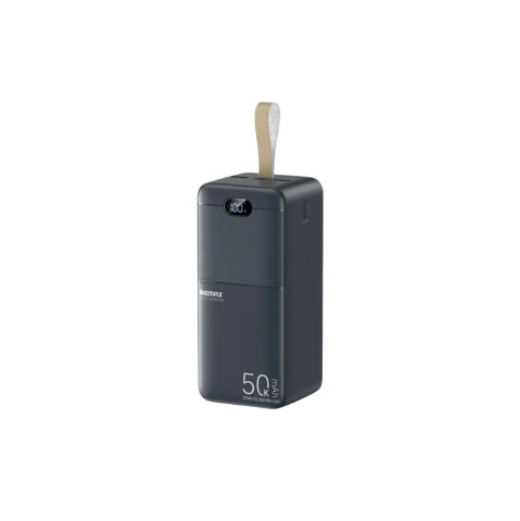 Remax Piloteer Series RPP-117 Gyorstöltő Powerbank 50000mAh - Fekete