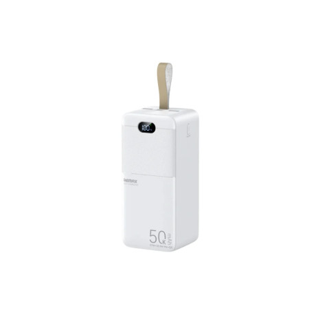 Remax Piloteer Series RPP-117 Gyorstöltő Powerbank 50000mAh - Fehér