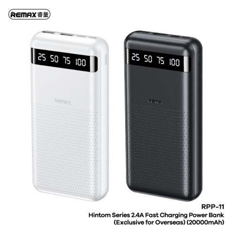 Remax Hintom Series RPP-11 Gyorstöltő Powerbank 20000mAh - Fehér