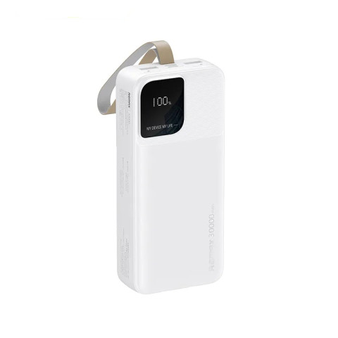 Remax Rellaen Series RPP-659 Gyorstöltő Powerbank 30000mAh - Fehér