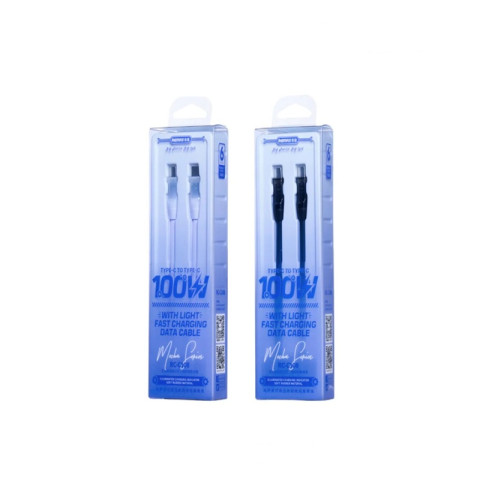 Remax Mecha Series Liquid Silicone Hajlékony USB Type-C gyorstöltő kábel 100W