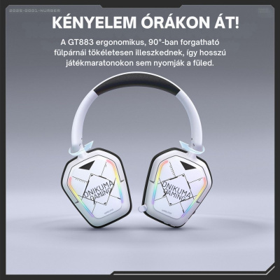 Onikuma GT883 4-Mode Vezeték Nélküli Gamer Headset