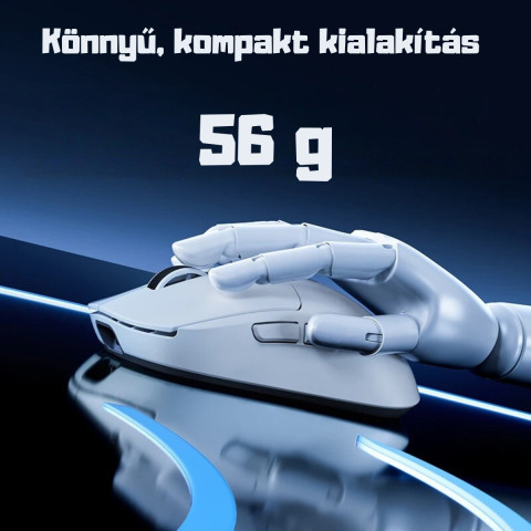 MCHOSE A5 PRO MAX Vezeték Nélküli 26000 DPI-s Gamer Egér - Fekete