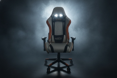 BANDIT Blaze Gamer szék Fehér/Narancs/Fekete
