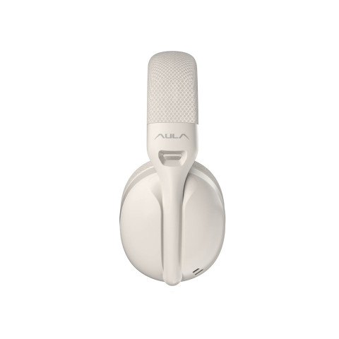 AULA S6 Tri-Mode Vezeték Nélküli Gamer Headset - Bézs