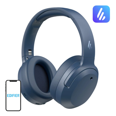 Edifier W820NB Plus V25 Vezeték Nélküli Bluetooth Headset - Tengerészkék