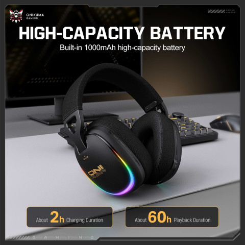 Onikuma GT805 4-Mode Vezeték Nélküli Gamer Headset