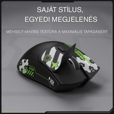 Onikuma DM01 Tri-Mode Vezeték Nélküli Gamer Egér - Fekete