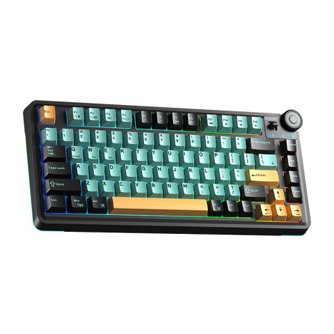 AULA AU75 Tri-Mode Vezeték Nélküli Mechanikus Gamer Billentyűzet