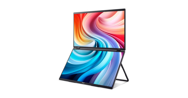 Acer PD163Qbmiuux Dual Screen Hordozható Monitor 15,6"