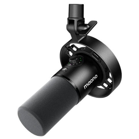 MAONO PD300X USB/XLR Dynamic Streamer/Podcast Mikrofon - Fekete