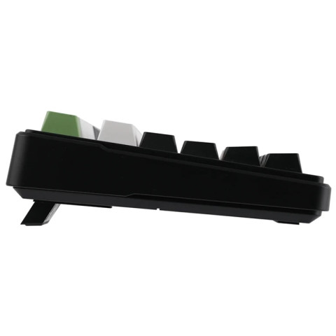 AULA F99 Vezeték Nélküli Mechanikus Gamer Billentyűzet - Fekete-Fehér-Zöld