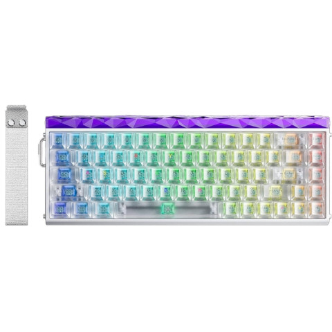 AULA HERO68 HE Frosted Magnetic Switch Mechanikus Gamer Billentyűzet - Fehér
