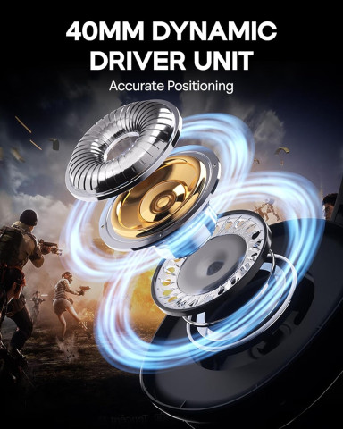 AULA G7 PRO 7.1 Tri-Mode Vezeték Nélküli Gamer Headset - Fehér