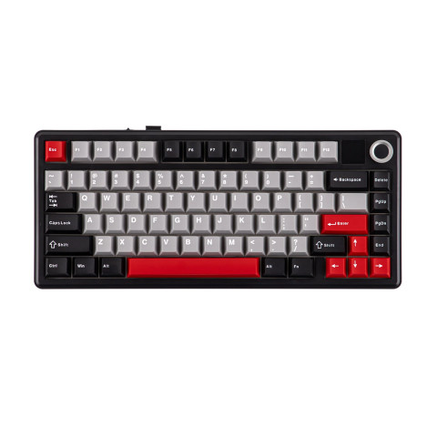 AULA F75 Max Vezeték Nélküli Mechanikus Gamer Billentyűzet - Fekete Contour