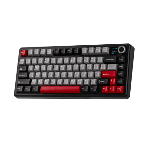 AULA F75 Max Vezeték Nélküli Mechanikus Gamer Billentyűzet - Fekete Contour
