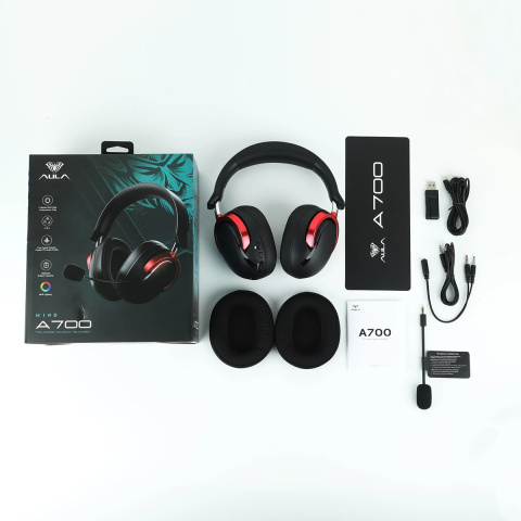 AULA A700 7.1 Tri-Mode Vezeték Nélküli Gamer Headset