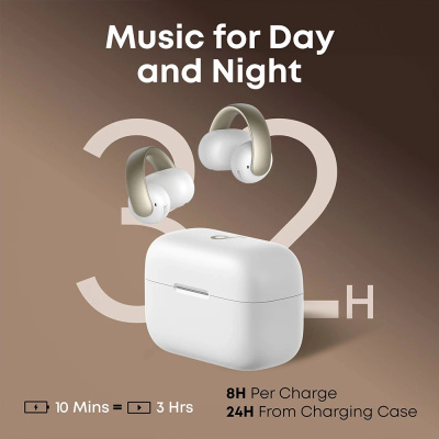 Anker Soundcore AeroClip - Vezeték Nélküli Bluetooth Fülhallgató - Fehér