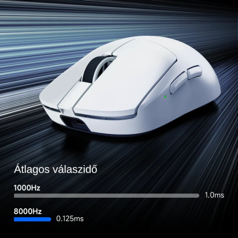 MCHOSE A7 V2 Ultra Tri-Mode 8K Vezeték Nélküli Gamer Egér