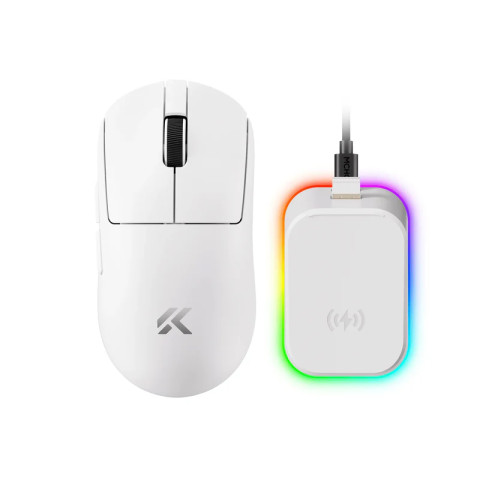 MCHOSE A7 V2 Ultra Plus Tri-Mode 8K Vezeték Nélküli Gamer Egér + Magnetic Dock