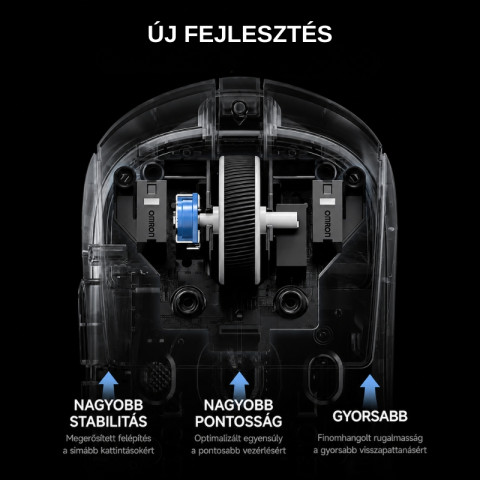 MCHOSE A7 V2 Ultra Plus Tri-Mode 8K Vezeték Nélküli Gamer Egér + Magnetic Dock