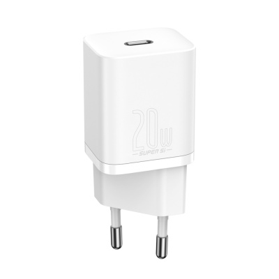Baseus Super Si 1C Gyorstöltő Hálózati Adapter 20W - Fehér