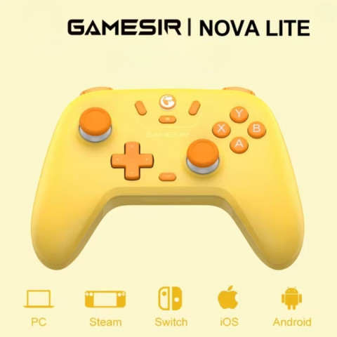 GameSir Nova Lite Vezeték Nélküli Kontroller - Yellow