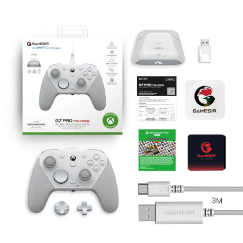 GameSir G7 Pro Tri-Mode Vezeték Nélküli Kontroller - Fehér
