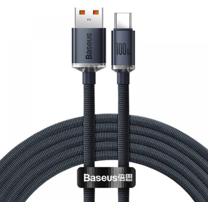 Baseus Crystal Shine 100W USB-C kábel 2m
