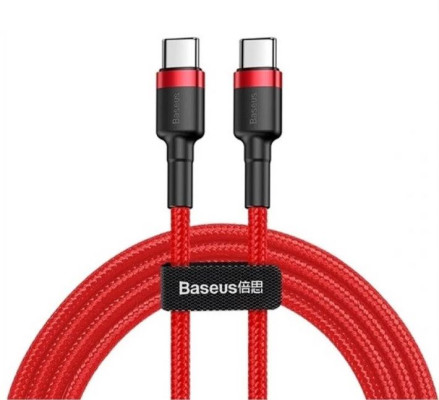 Baseus Cafule USB-C kábel 1m piros