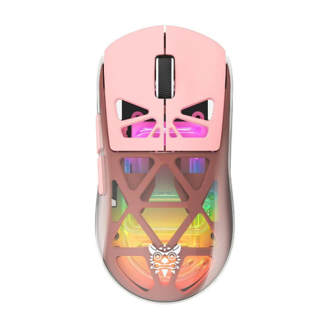 Onikuma CW930 Tri-Mode Vezeték Nélküli Gamer Egér - Pink
