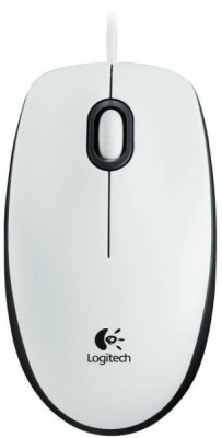 Logitech M100 Vezetékes Egér - Fehér