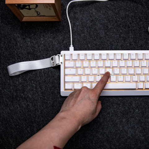 Epomaker HE68 Lite Magnetic Switch Mechanikus Gamer Billentyűzet - Fehér