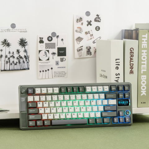 Epomaker RT85 Tri-Mode Vezeték Nélküli Mechanikus Gamer Billentyűzet