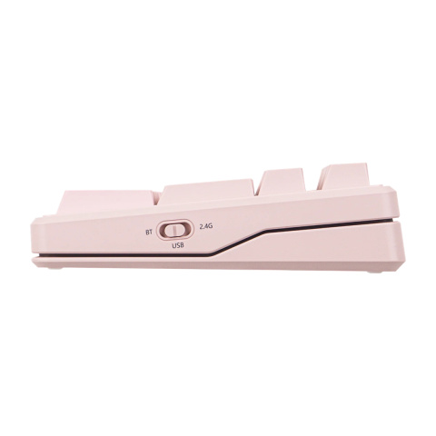 AULA F108 PRO V2 Tri-Mode Vezeték Nélküli Mechanikus Gamer Billentyűzet - Pink