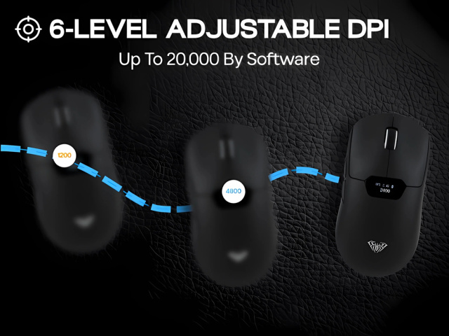 AULA SC390 Tri-Mode Vezeték Nélküli Gamer Egér