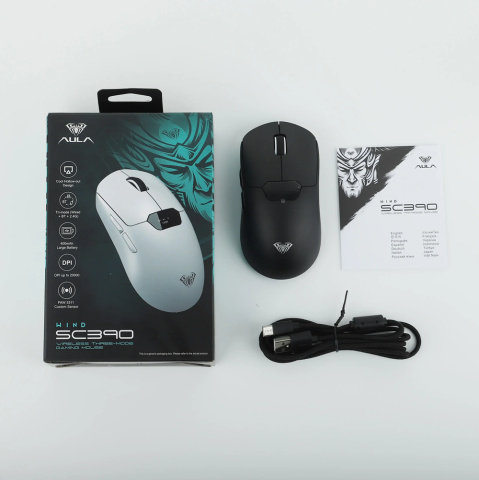AULA SC390 Tri-Mode Vezeték Nélküli Gamer Egér