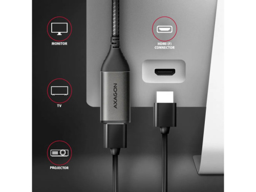 Axagon RVC-HI2M USB-C - HDMI Adapter