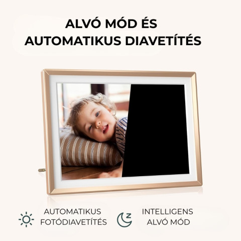 Arzopa D14 Golden Digitális Képkeret - 14"
